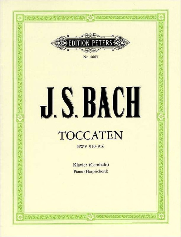 Bach Toccatas Bwv 910 916 For Piano