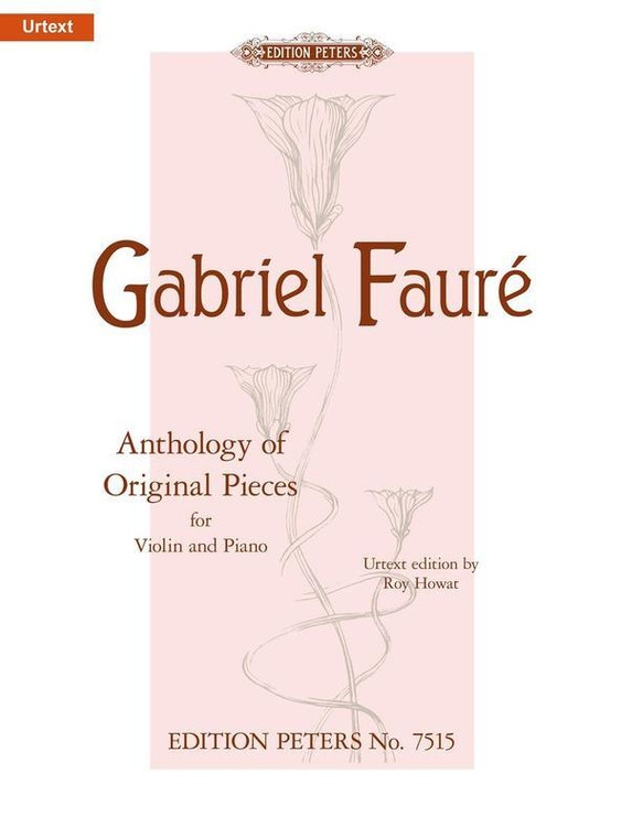 Faure Anthology Of Original Pieces Violin/Piano