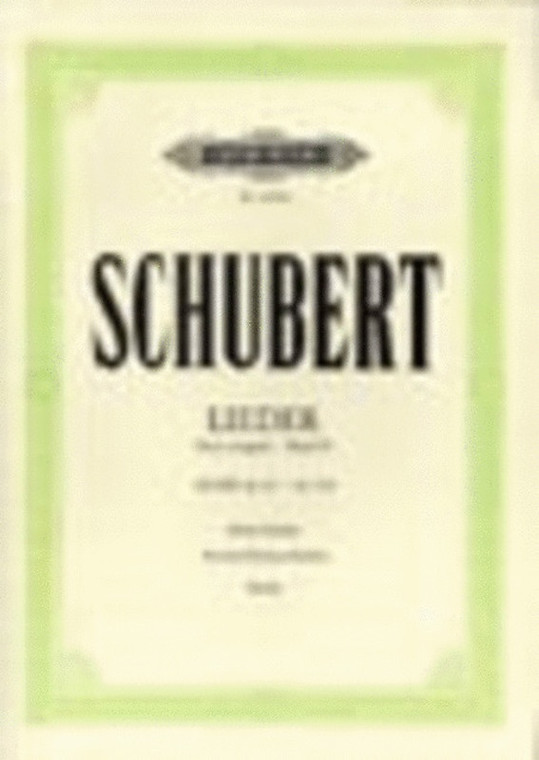 Schubert Songs Vol 4 High Voice