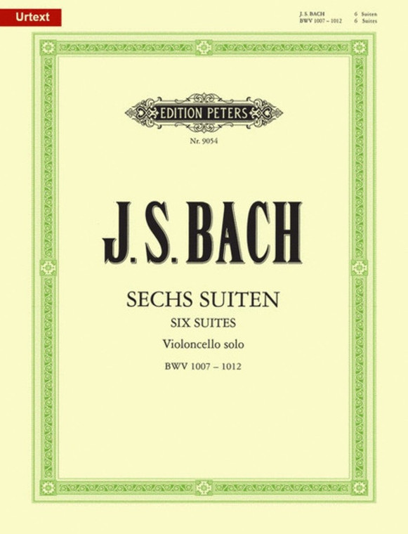Bach 6 Suites Bwv 1007 1012 Cello Solo Ed Rubardt