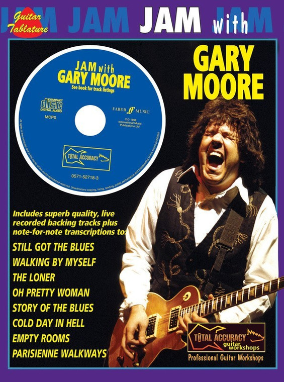 Jam With Gary Moore Guitar Tab Bk/Cd