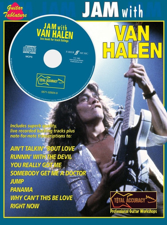 Jam With Van Halen Guitar Tab Bk/Cd