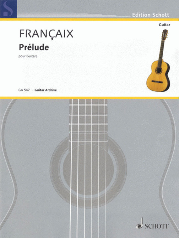 Francaix Prelude A Minor For Guitar