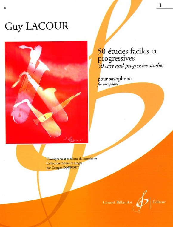 Lacour 50 Easy And Progressive Studies Bk 1 Sax