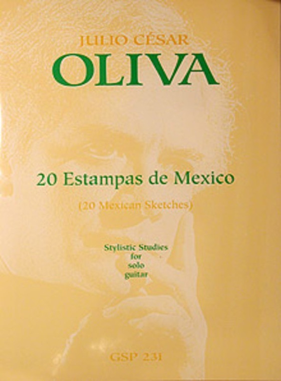 Oliva 20 Estampas De Mexico For Guitar