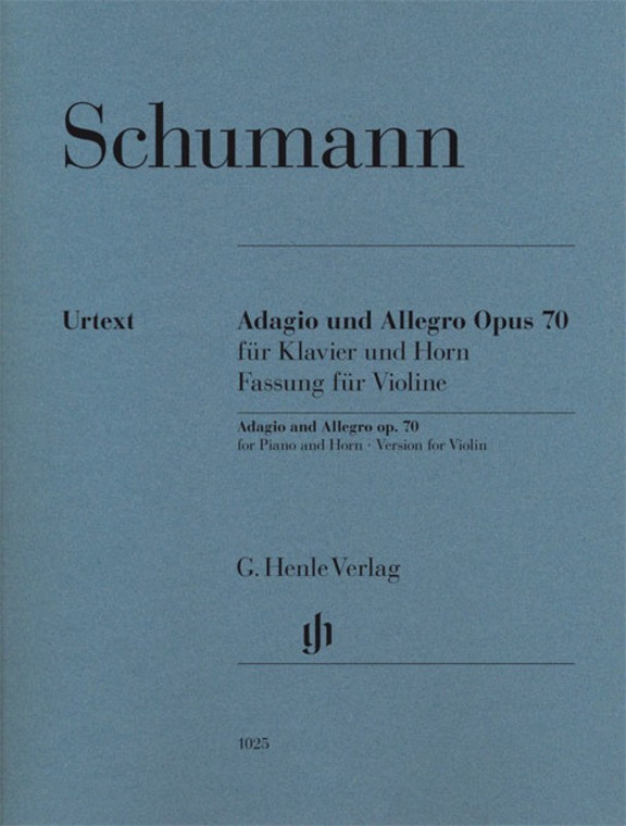 Adagio And Allegro Op 70 Vln Pno