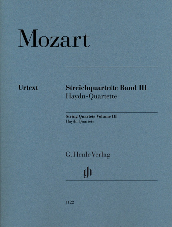 Mozart String Quartets Vol 3 Haydn Quartets Sc/Pts