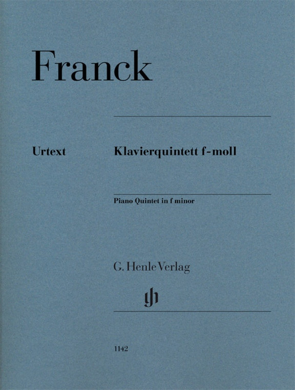 Franck Piano Quintet In F Minor Sc/Pts