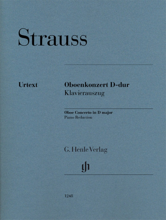Strauss Concerto D Major For Oboe/Piano