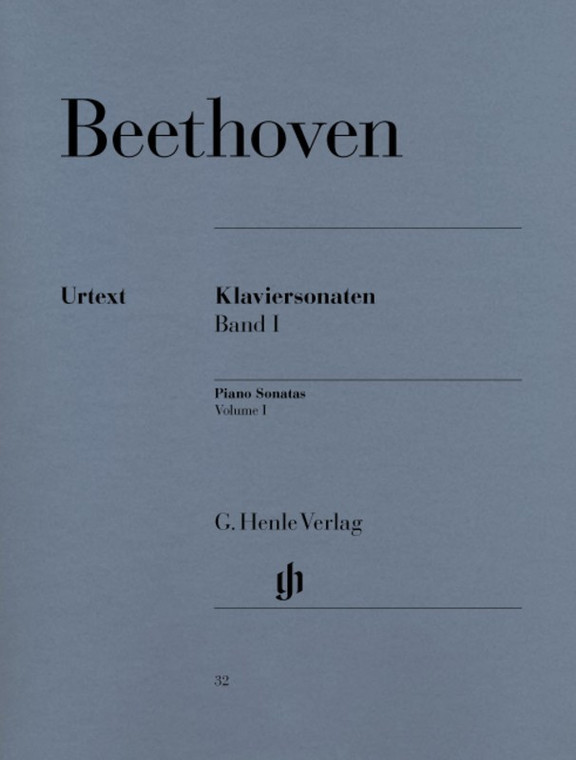 Beethoven Piano Sonatas Bk 1 Urtext