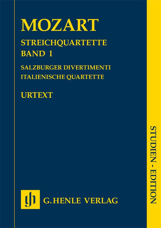 Mozart String Quartets Vol 1 Study Score