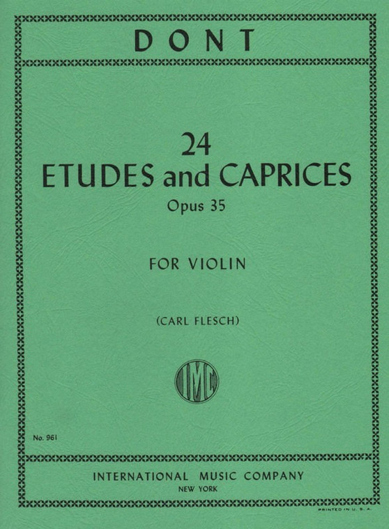 Dont Etudes & Caprices Op 35 Ed Flesch