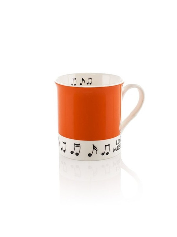 Colour Block Mug Orange