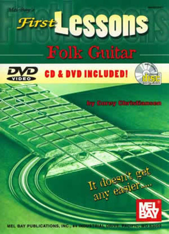 First Lessons Folk Guitar Bk/Cd/Dvd