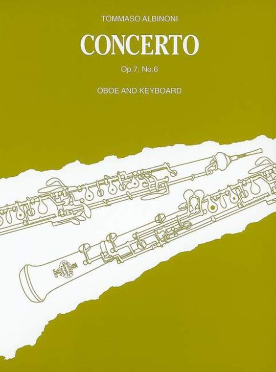 Albinoni Concerto Op 7 No 6 Oboe/Piano