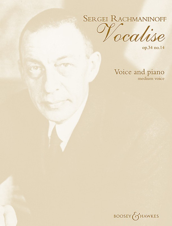 Vocalise Op 34 Medium Voice/Piano