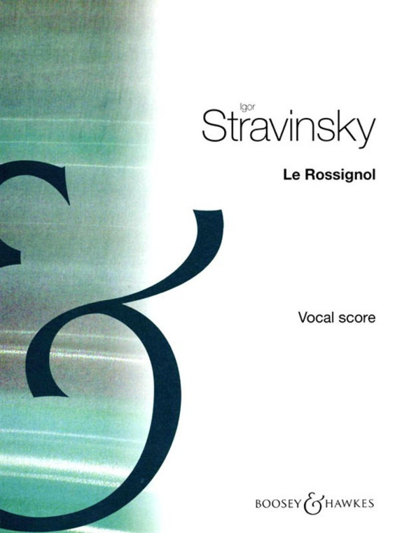 Stravinsky Le Rossignol Vocal Score