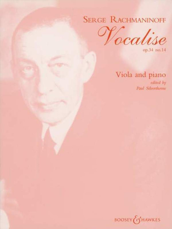 Rachmaninoff Vocalise Op 34 No 14 Viola/Piano