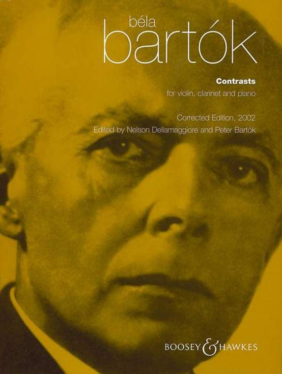 Bartok Contrasts For Violin/Clarinet/Piano