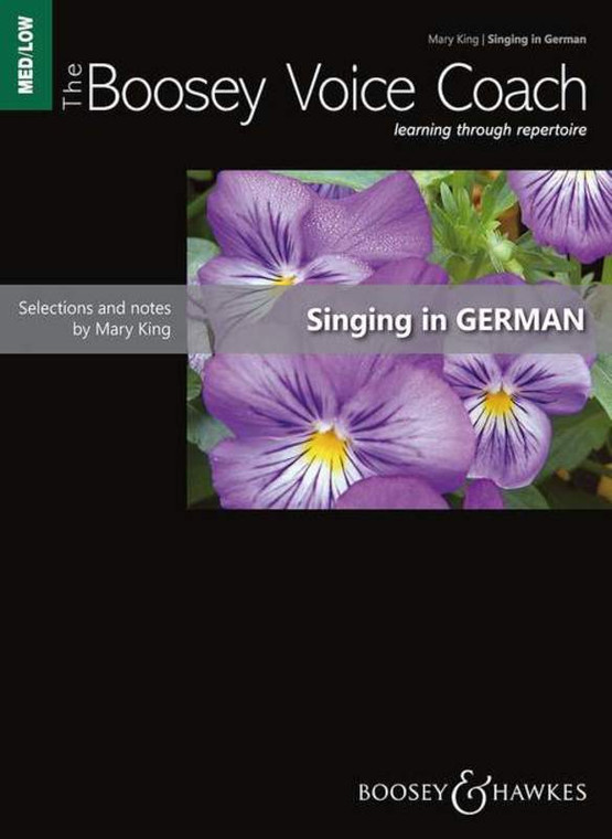 Boosey Voice Coach Singing In German Med/Low