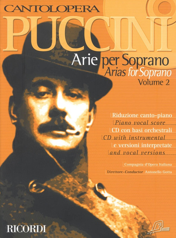 Sing The Opera Puccini Arias For Sop Vol 2 W/Cd
