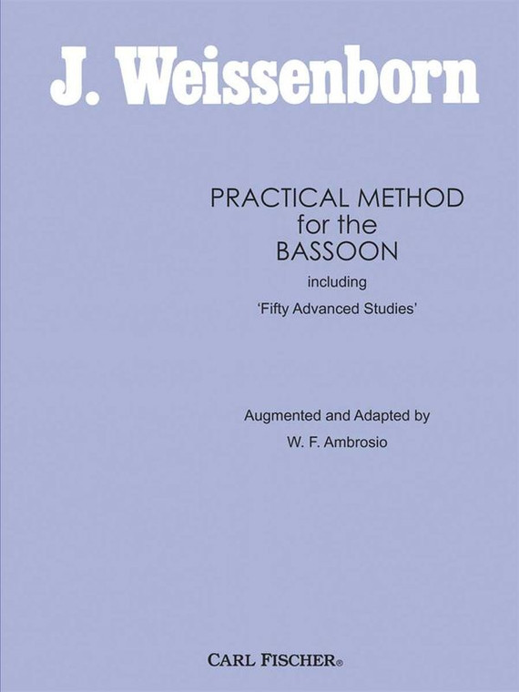 Weissenborn Practical Method For Bassoon Ed Ambrosio