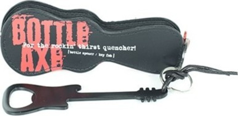 Bottle Axe: Bottle Opener/Key Fob Black