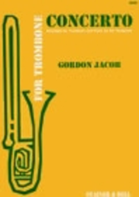 Jacob Concerto Trombone/Piano
