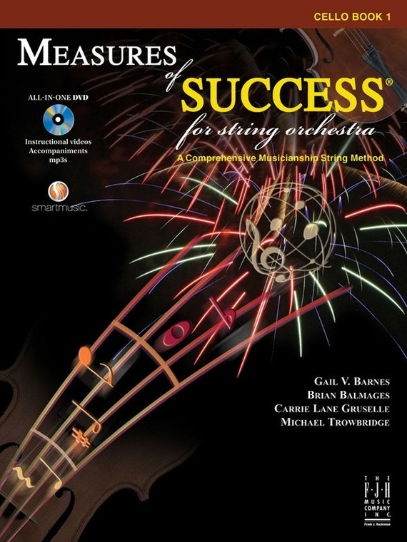 Measures Of Success Cello Bk 1 Bk/Dvd
