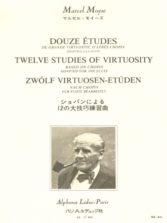 Moyse 12 Studies Of Virtuosity After Chopin Flute