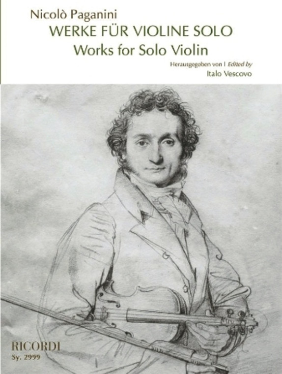 Nicolo Paganini Works For Solo Violin