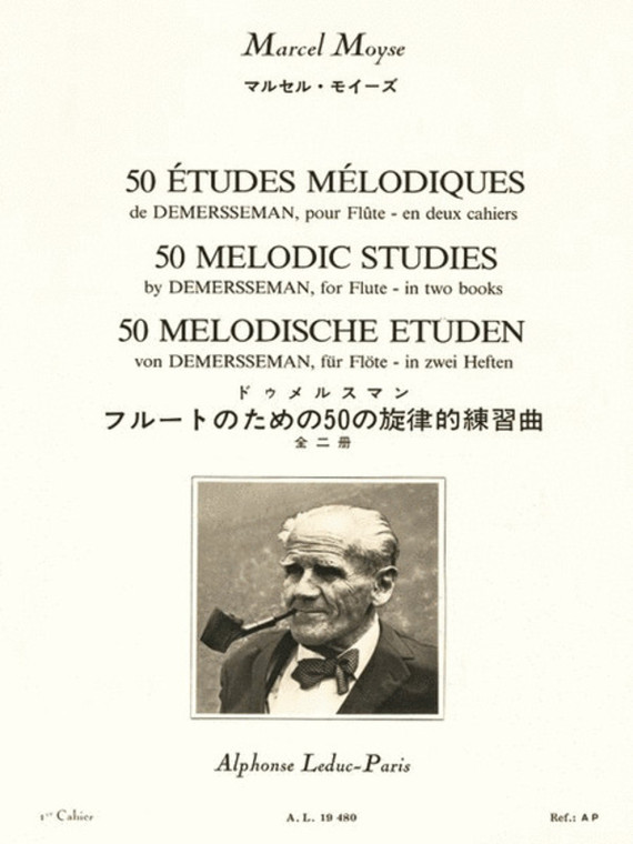Moyse 50 Melodic Studies Demersseman Vol 1 Flute