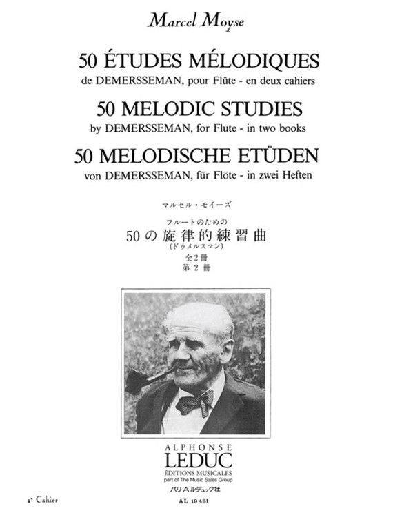 Moyse 50 Melodic Studies Demersseman Vol 2 Flute