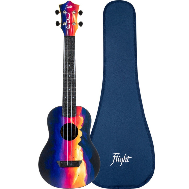 Flight Tuc Ee Sunset Print Travel Concert Ukulele