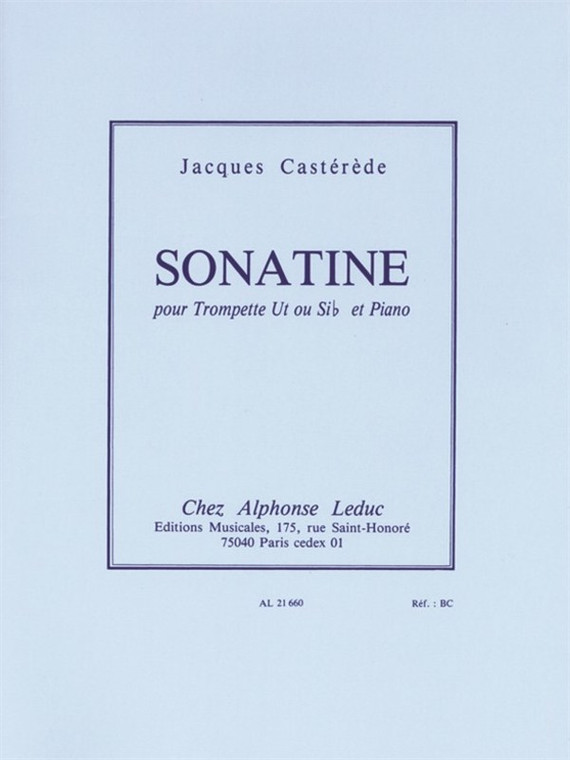 Casterede Sonatine For Trumpet/Piano