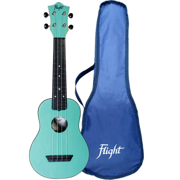 Flight Tus35 Abs Travel Soprano Ukulele Light Blue