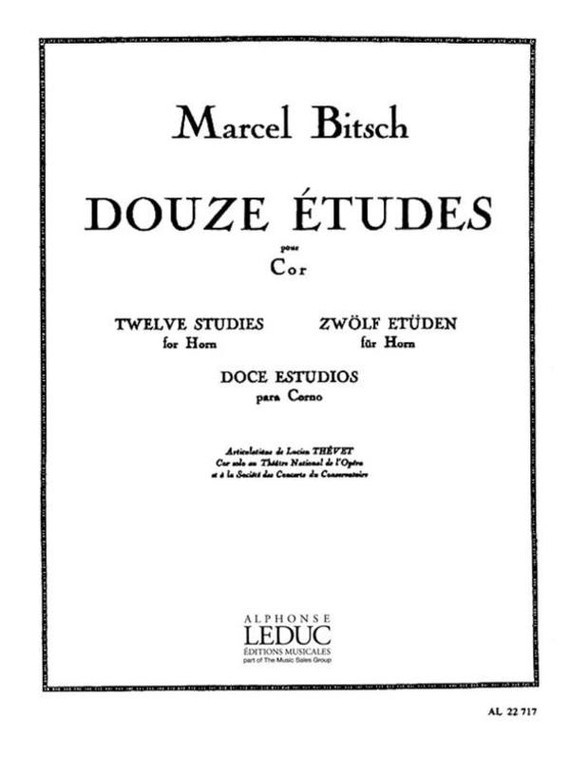 Bitsch 12 Studies For Horn