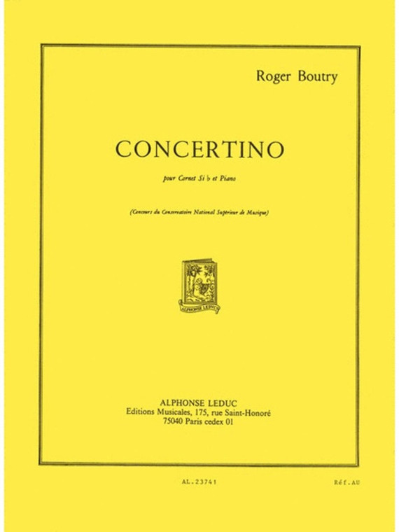 Boutry Concertino For Trumpet/Piano