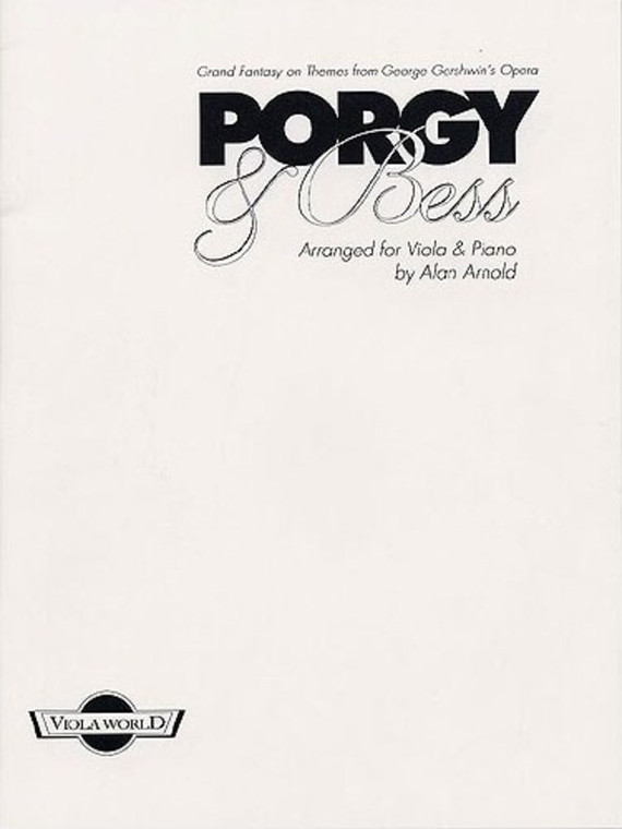 Gershwin Grand Fantasy Porgy & Bess Viola/Piano