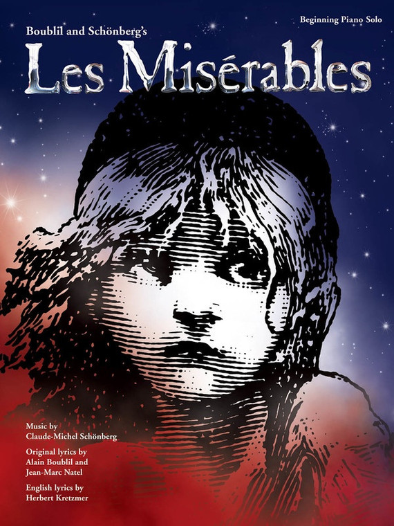 Hal Leonard Les Miserables Beginning Piano Solo