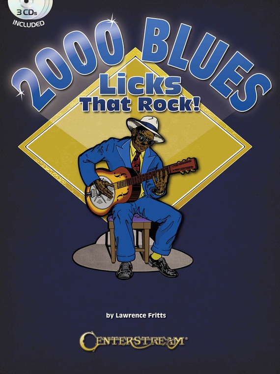 2000 Blues Licks That Rock Bk/3 Cd
