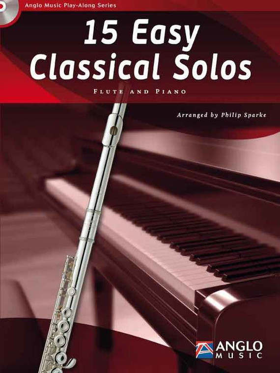 15 Easy Classical Solos Flute Bk/Cd