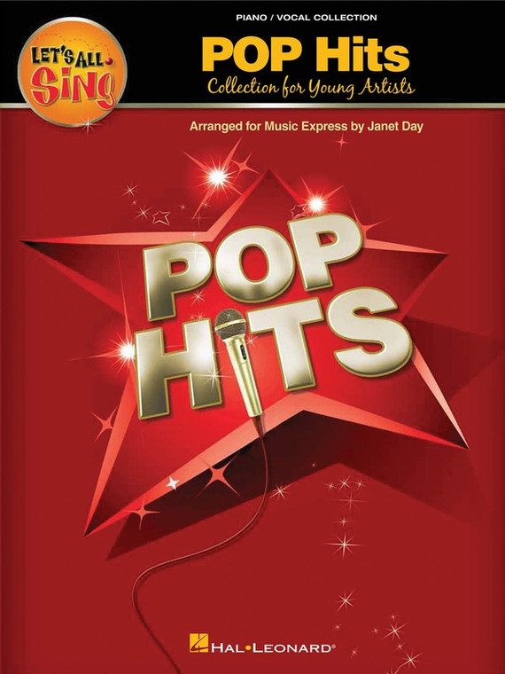 Hal Leonard Lets All Sing Pop Hits Perf Acc Cd