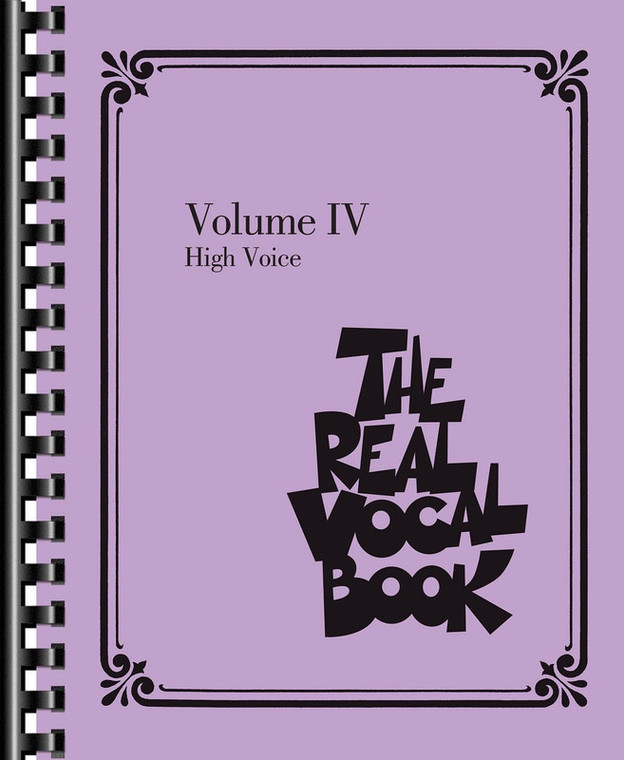 Hal Leonard The Real Vocal Book Volume Iv High Voice