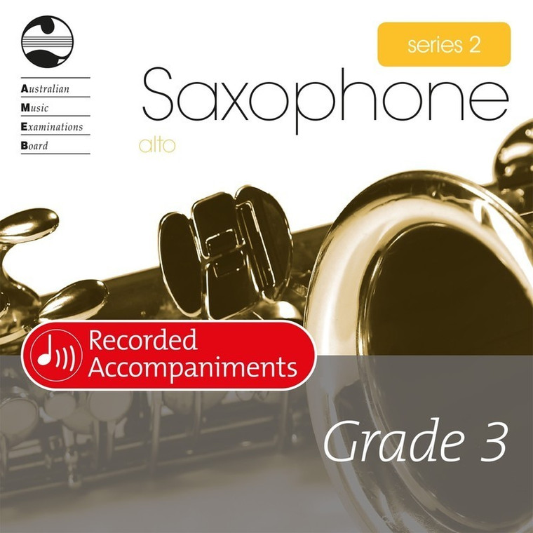 Ameb Alto Sax Grade 3 Series 2 Recorded Accomp Cd