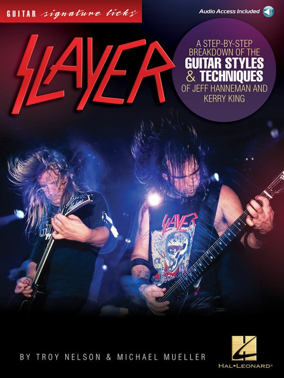 Hal Leonard Slayer Signature Licks Guitar Tab Bk/Ola