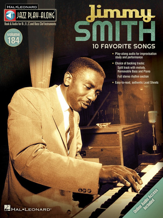 Hal Leonard Jimmy Smith Jazz Play Along Volume 184