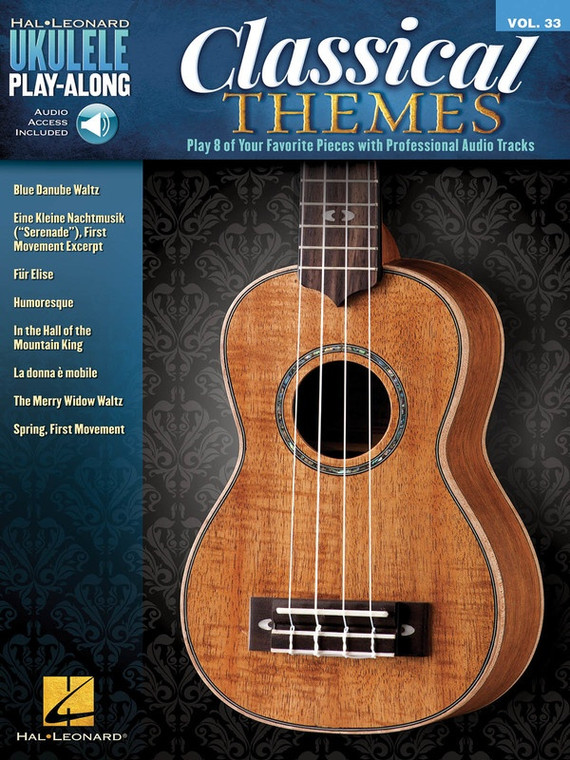 Hal Leonard Classical Themes Ukulele Playalong V33 Bk/Ola