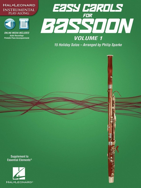 Hal Leonard Easy Carols For Bassoon Vol 1 Bk/Ola