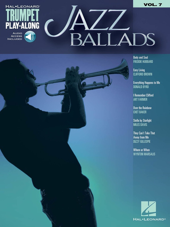 Hal Leonard Jazz Ballads Trumpet Playalong V7 Bk/Ola